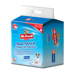 Mr.Fresh Expert Regular подстилки-пеленки для ежедневного применения для кошек и собак, 40х60 см - 30 шт