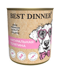 Best Dinner High Premium консервы для собак с натуральной телятиной - 340 г х 6 шт