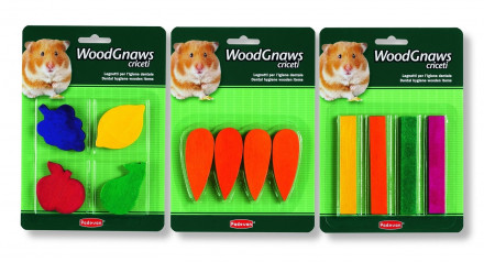 Padovan Wood Gnaws Criceti игрушки для грызунов деревянные маленькие (4 шт в уп)
