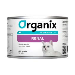 Organix Renal консервы для взрослых кошек для поддержки здоровья почек - 240 г х 12 шт
