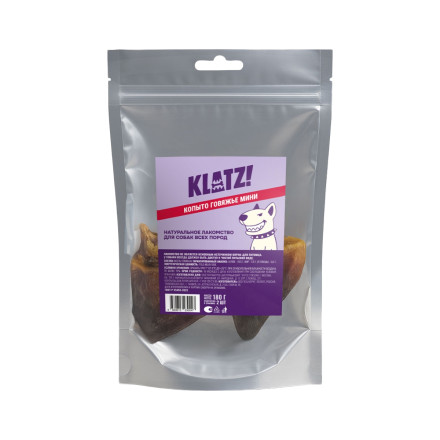 KLATZ! лакомство для взрослых собак всех пород &quot;Копыто говяжье&quot; мини, 2 шт - 180 г