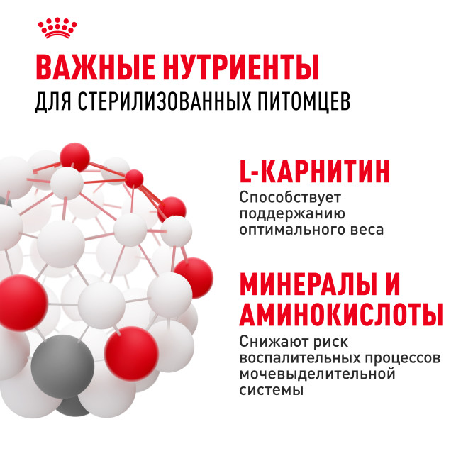 Royal Canin Sterilised 37 сухой корм для взрослых стерилизованных кошек - 400 г