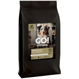 Go' Kitchen SENSITIVITIES Grain Free сухой беззерновой корм для щенков и собак с чувствительным пищеварением, с уткой - 9,98 кг
