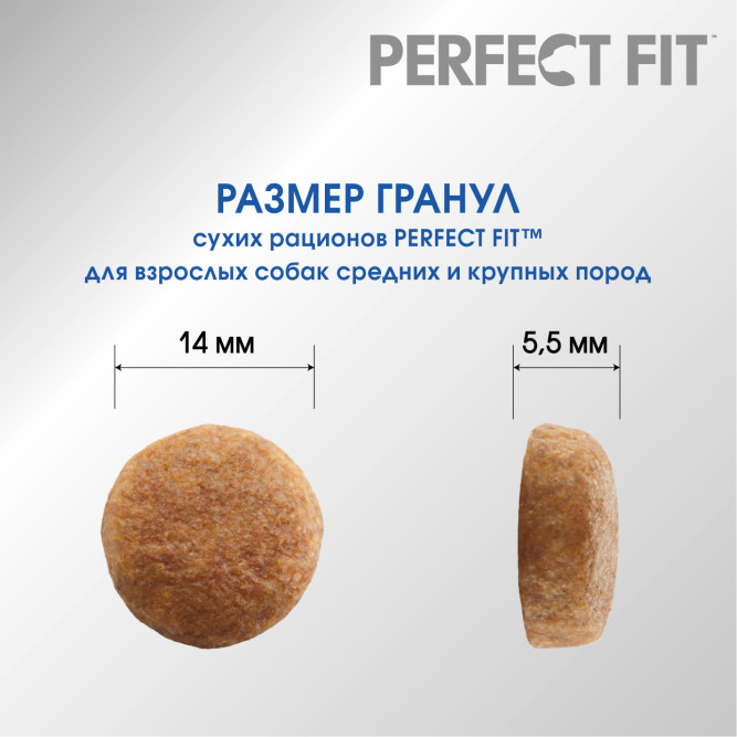 Perfect Fit сухой корм для собак средних и крупных пород с курицей - 14,5кг
