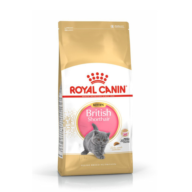 Royal Canin Kitten British Shorthair сухой корм для котят породы британская гладкошерстная - 400 г