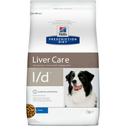 Hills Prescription Diet l/d Liver Care сухой диетический корм для собак для поддержания здоровья печени - 2 кг