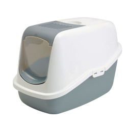 Savic Nestor туалет для кошек, белый/светло-серый, 38х39х56 см