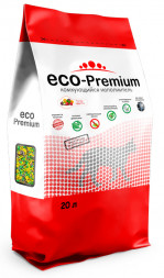 ECO Premium Тутти-фрутти наполнитель древесный 7,6 кг / 20 л