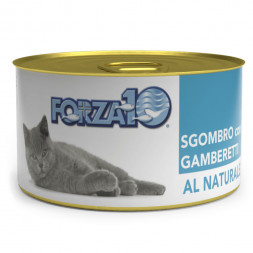 Forza10 Natural Sgombro Gamberetti влажный корм для взрослых кошек со скумбрией и креветкой  - 75 г х 24 шт