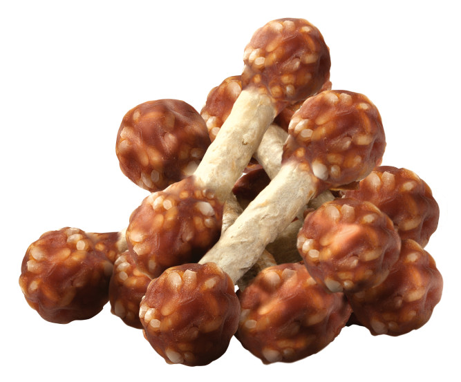 Деревенские лакомства 100 % Мяса косточки из индейки с рисом для щенков - 85 г