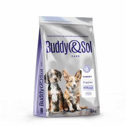 Buddy&amp;Sol Care Puppy сухой корм для щенков с индейкой - 3 кг