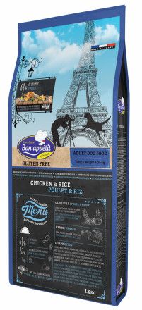 Bon Appetit Dog Adult Chicken&amp;Rice сухой корм для взрослых собак с курицей и рисом - 12 кг