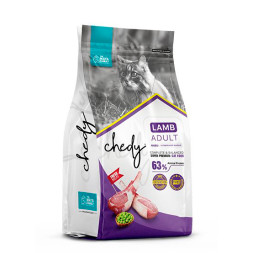 Chedy Adult сухой корм для взрослых кошек с ягненком - 1,5 кг