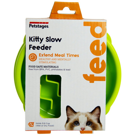 Petstages миска медленного поедания для кошек