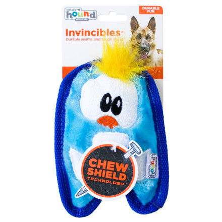 OutwardHound Invinc Mini игрушка для собак Пингвин, 17 см, без наполнителя