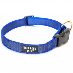 Julius-K9 ошейник для собак Color &amp; Gray, 27-42 см/2 см, сине-серый