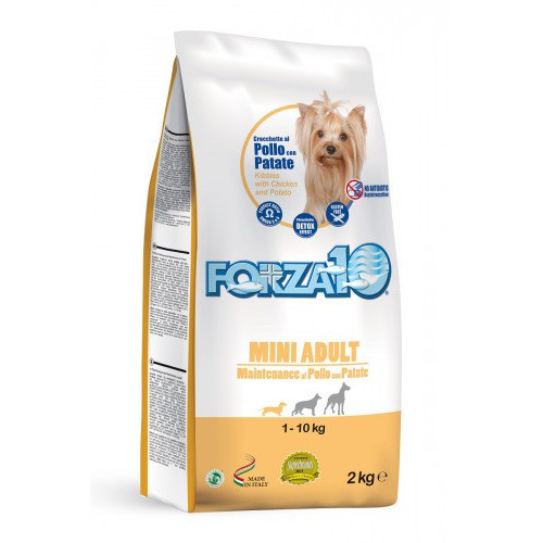 Forza10 Maintenance Adult Mini Pollo сухой корм для взрослых собак мелких пород с курицей и картофелем - 2 кг