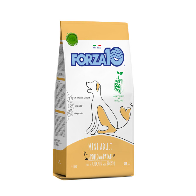Forza10 Maintenance Adult Mini Pollo сухой корм для взрослых собак мелких пород с курицей и картофелем - 2 кг