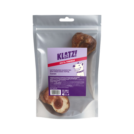KLATZ! лакомство для взрослых собак всех пород &quot;Кость говяжья&quot; L, 1 шт - 580 г