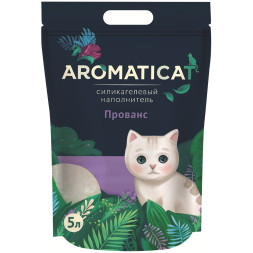 AromatiCat силикагелевый наполнитель для кошачьего туалета, с ароматом Прованс - 5 л