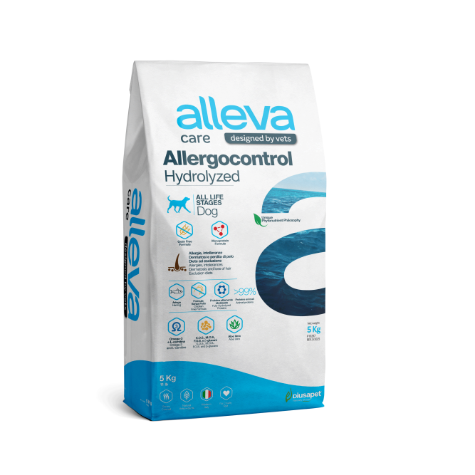 Alleva Care Dog Allergocontrol сухой диетический корм для взрослых собак при пищевой аллергии - 5 кг