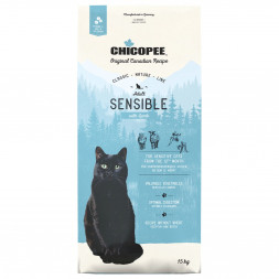 Chicopee CNL Cat Adult Sensible сухой корм для кошек с чувствительным пищеварение с ягненком - 15 кг