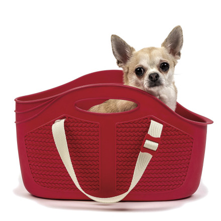 BAMA PET MIA сумка-переноска для собак мини-пород и кошек, 40x15x24 см, красная