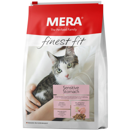 Mera Finest Fit Sensitive Stomach сухой корм сухой корм для кошек с чувствительным пищеварением с курицей - 10 кг