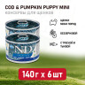 Изображение товара Farmina N&D Ocean Puppy влажный корм для щенков мелких пород с треской и тыквой - 140 г (6 шт в уп)