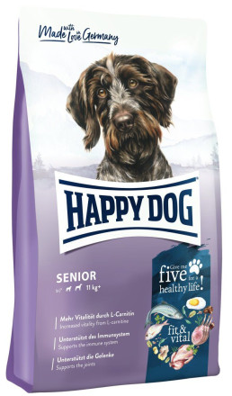 Happy Dog Supreme Fit &amp; Vital Senior сухой корм для пожилых собак средних и крупных пород - 4 кг