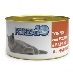Forza10 Natural Tonno Pollo Papaya влажный корм для взрослых кошек с тунцом, курицей и папайей  - 75 г х 24 шт