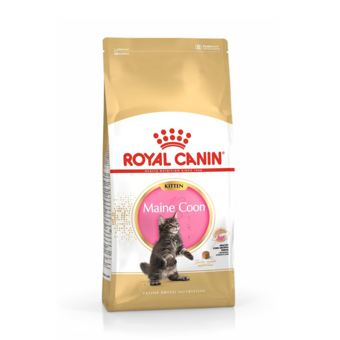 Royal Canin Maine Coon Kitten для котят породы мейн-кун в возрасте от 4 до 15 месяцев - 2 кг