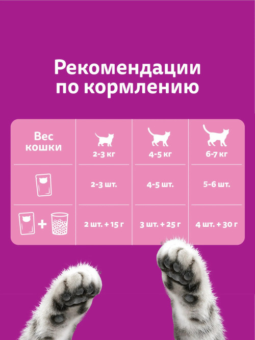 Whiskas влажный корм для взрослых кошек, паштет с уткой, в паучах - 75 г х 28 шт