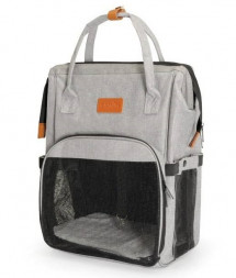 Camon рюкзак-переноска для кошек и собак &quot;Pet&quot; серый