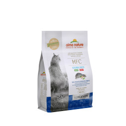 Almo Nature сухой корм для взрослых и пожилых стерилизованных кошек с морской рыбой (окунь и лещ) - 300 г