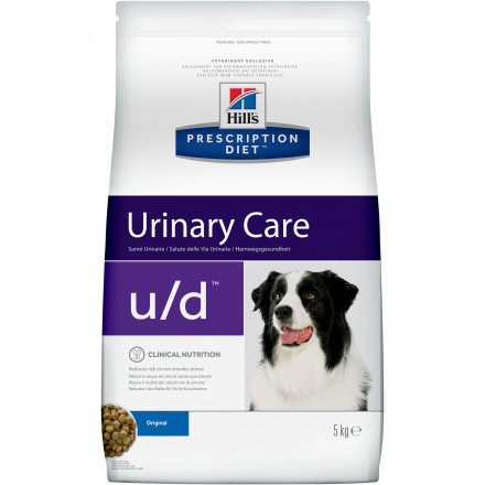 Hills Prescription Diet u/d Urinary Care сухой диетический корм для собак для поддержания здоровья почек и мочевыводящих путей - 5 кг