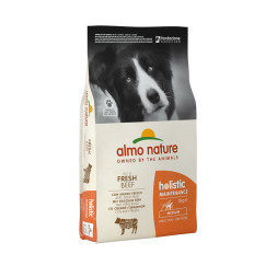 Almo Nature Holistic Adult Dog Medium Beef &amp; Rice сухой корм класса холистик для взрослых собак средних пород с говядиной и рисом - 12 кг