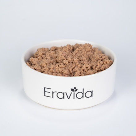 Eravida влажный корм для взрослых собак с кусочками говядины, в консервах - 400 г х 6 шт