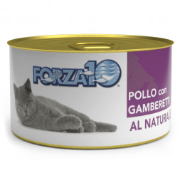 Forza10 Natural Pollo Gamberetti влажный корм для взрослых кошек с курицей и креветками  - 75 г х 24 шт