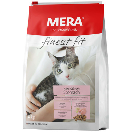 Mera Finest Fit Sensitive Stomach сухой корм для кошек с чувствительным пищеварением с курицей - 4 кг