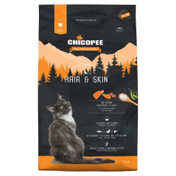 Chicopee HNL Cat Hair &amp; Skin сухой корм для кошек для кожи и шерсти - 1,5 кг