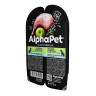 Изображение товара AlphaPet Superpremium влажный корм для собак с чувствительным пищеварением кролик и яблоко, в ламистерах - 100 г х 15 шт
