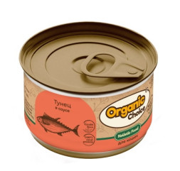 Organic Сhoice Grain Free влажный корм для взрослых кошек, тунец в соусе, в консервах - 70 г х 24 шт