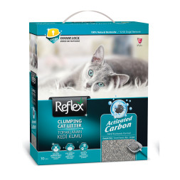Reflex комкующийся наполнитель для кошачьих туалетов, с повышенной впитываемостью - 10 л (8,5 кг)