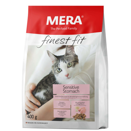 Mera Finest Fit Sensitive Stomach сухой корм для кошек с чувствительным пищеварением с курицей - 400 г
