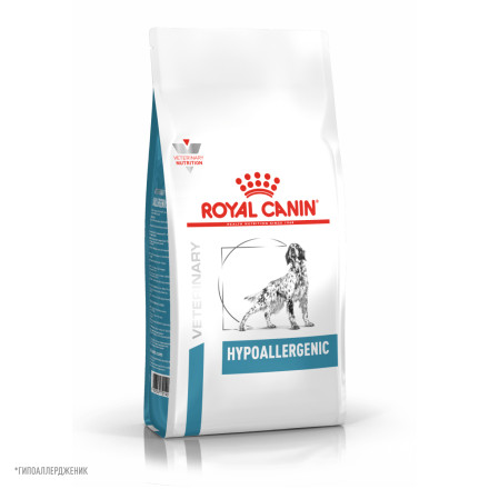 Royal Canin Hypoallergenic DR21 сухой диетический корм для собак при пищевой аллергии или непереносимости - 14 кг
