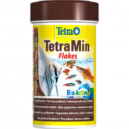 TetraMin корм для всех видов рыб в виде хлопьев 100 мл
