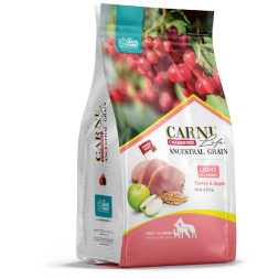 CARNI LIFE Light сухой корм для взрослых собак для контроля веса, с индейкой, яблоком и клюквой - 12 кг