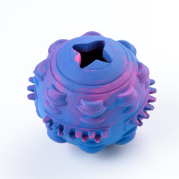 Mr.Kranch игрушка для собак Мяч, 8 см, разноцветная, неароматизированная