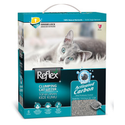 Reflex комкующийся наполнитель для кошачьих туалетов, с повышенной впитываемостью - 6 л (5,1 кг)